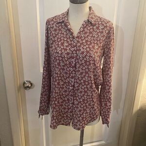 NWT Abercrombie & Fitch Floral Blouse Sz S